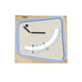 Hillrom Label, Head Angle Indicator, RH - 72820