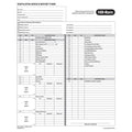 Hillrom Ventilator Service Report Form, 1 Pack of 50 Sets - HI6510