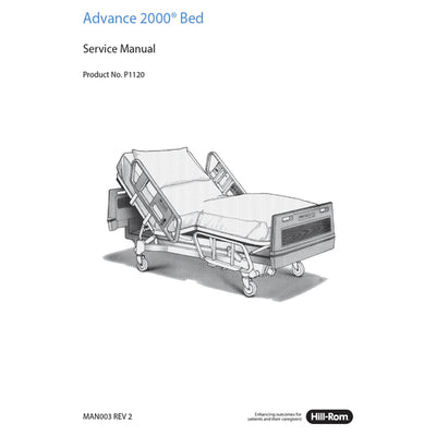 Hillrom Service Manual, Advance 2000 Bed, 1120 - MAN003