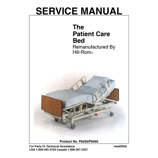Hillrom Service Manual, Patient Care Bed - MAN039