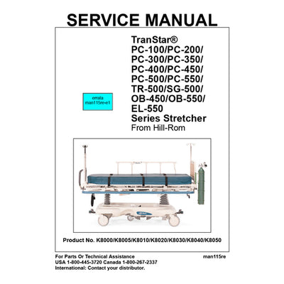 Hillrom Service Manual, Transtar Stretcher - MAN115