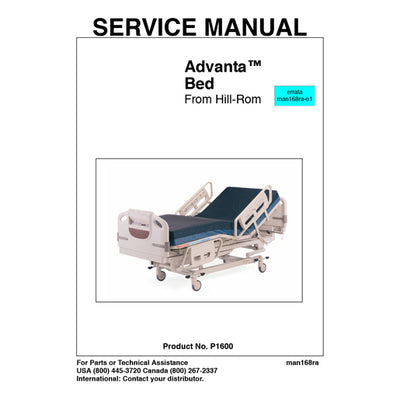 Hillrom Service Manual, Advanta Bed - MAN168