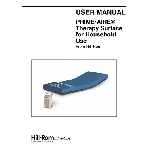 Hillrom User Manual, PrimeAire, Home - USR066