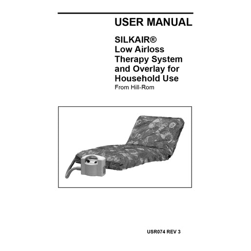 Hillrom User Manual, Silkair, Home - USR074