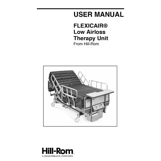 Hillrom User Manual, Flexicair Low Airloss - USR101