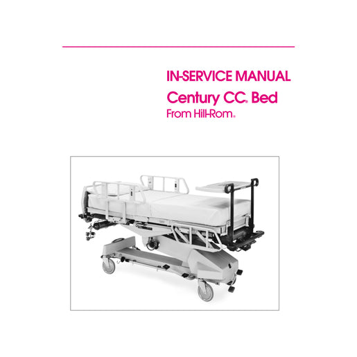 Hillrom User Manual, Century CC Bed - W6074A