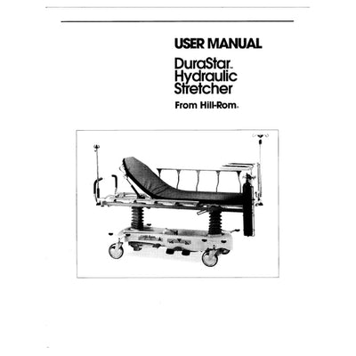 Hillrom User Manual, Durastar Hydraulic Stretcher - W60823