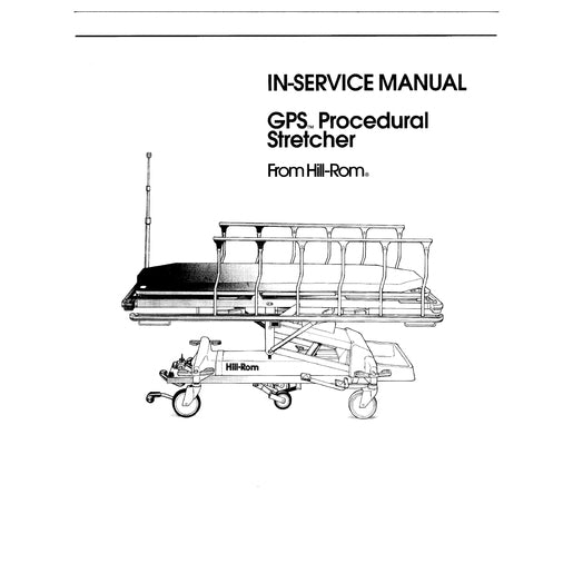 Hillrom User Manual, GPS Procedural Stretcher - W6101A