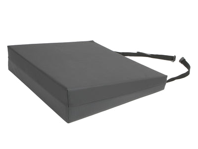 Foam Wedge Cushion w/Stretch Nylon Top Cover & Vinyl Bottom Cover 20"x16"x4"-2" | PA-76162