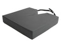 Foam Cushion w/ coccyx w/ Stretch Nylon Top Cover & Vinyl Bottom Cover 24"x20"x4" | PA-72106CX