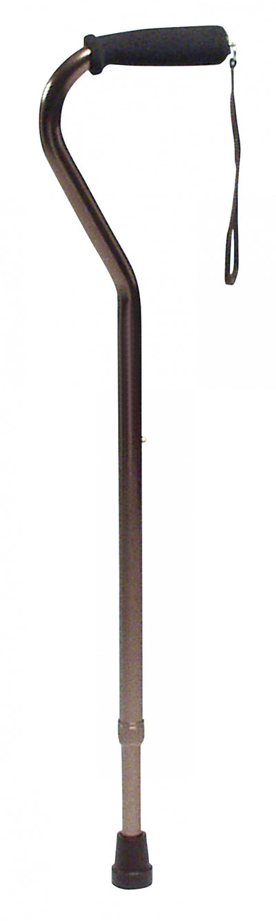 Graham Field Lumex Aluminum Adjustable Offset Cane Nitrile Grip Standard Length ( 31"-39") ( Packaging - Case of 6 )
