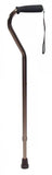 Graham Field Lumex Aluminum Adjustable Offset Cane Nitrile Grip Standard Length ( 31"-39") ( Packaging - Case of 6 )