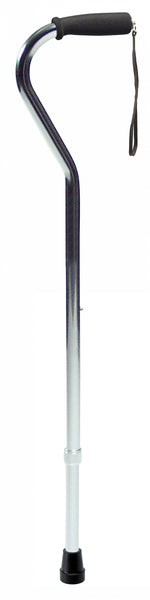 Graham Field Lumex Aluminum Adjustable Offset Cane Nitrile Grip Standard Length ( 31"-39") ( Packaging - Case of 6 )