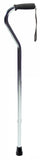 Graham Field Lumex Aluminum Adjustable Offset Cane Nitrile Grip Standard Length ( 31"-39") ( Packaging - Case of 6 )