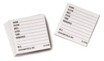 Graham Field Medicine Dispenser Tray Cards, Card size: 1 ½" x 1 ¾" ( Packaging - Each/Box of 500 )