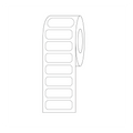 Globe Scientific Label Rolls, Cryo, 21x7mm, for 0.5mL Tubes, White - GS-LCR-21X7W