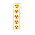 Globe Scientific Label Rolls, Cryo, 9.5mm, Radioactive Dots - GS-LCR-95RAD