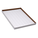Globe Scientific Label Sheets, Cryo, 24x13mm, for 0.5mL Tubes, 20 Sheets, 119 Labels per Sheet