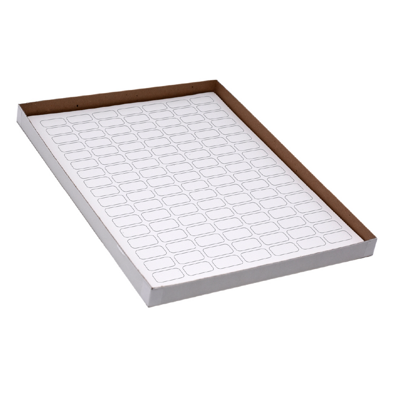 Globe Scientific Label Sheets, Cryo, 24x13mm, for 0.5mL Tubes, 20 Sheets, 119 Labels per Sheet