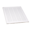 Globe Scientific Label Sheets, Cryo, 38x6mm, for Microplates, 20 Sheets, 156 Labels per Sheet