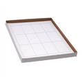 Globe Scientific Label Sheets, Cryo, 76x51mm, for Racks and Boxes, White - GS-LCS-76X51W