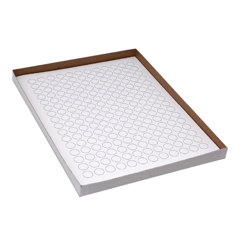 Globe Scientific Label Sheets, Cryo, 13mm Dots, for 1.5-2mL Tubes, 20 Sheets, 192 Labels per Sheet