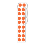 Globe Scientific Label Roll, Cryo, Direct Thermal, 13mm Dots, for 2.0mL Tubes