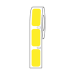 Globe Scientific Label Roll, Cryo, Direct Thermal, 27x13mm, for Cryogenic Vials