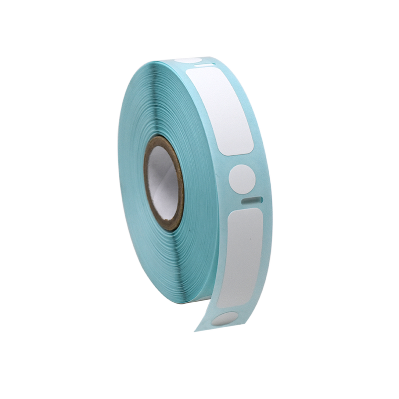 Globe Scientific Label/Dot Combo Roll, Cryo, Direct Thermal, 38x13mm & 9.5mm Dot, for 2.0mL Tubes