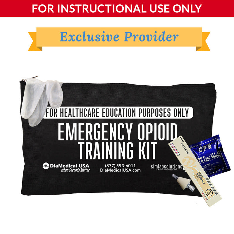 SimLabSolutions Opioid Overdose Training Kit - Simulated Naloxone Vial