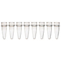 Globe Scientific 0.2mL 8-Strip Tubes, No Caps, Natural - GS-PCR-02S