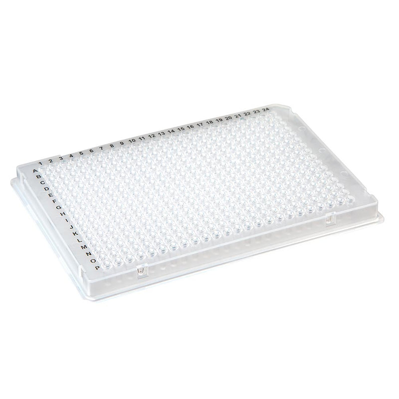 Globe Scientific 384-Well PCR Plate, A24 Single Notch design (ABI-Style)