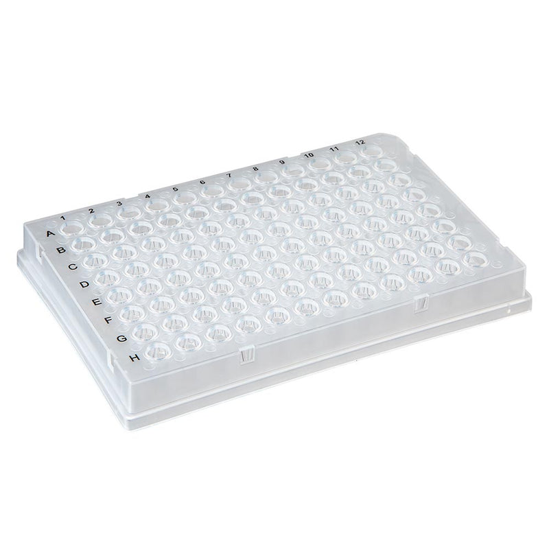 Globe Scientific 0.2mL 96-Well PCR Plate, Full Skirt, Clear - GS-PCR-FS-02