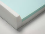 Pressure Relieving Foam Mattress w/3" Raised Rails 36"x80"x9" | PA-81055