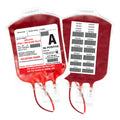 SimRx Simulated Blood Bags - Variety Pack - All 8 Blood Types