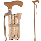 Switch Sticks Engraved Folding Walking Stick