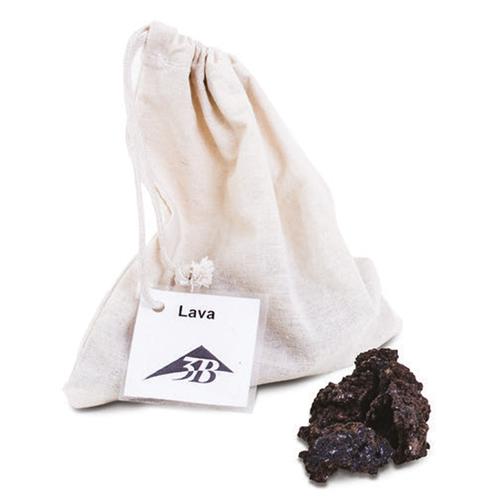 Set of three volcanic rocks