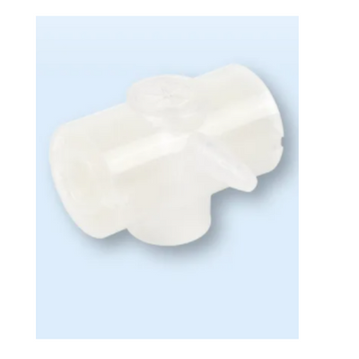 Dynarex Heat Moisture Exchanger Tracheostomy adult T - shapeHME with suction port and front oxygen port case of 50