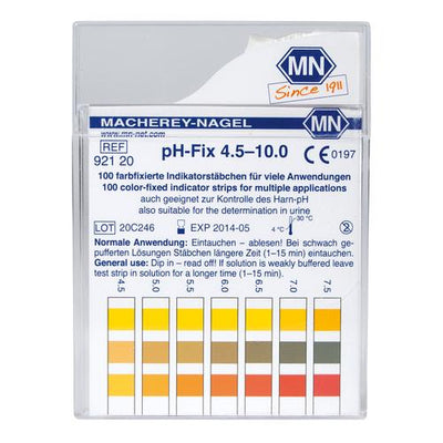 pH - Indicator Test Sticks, pH 4.5-10