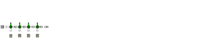 CODAN Bonded 4-gang four-way stopcocks