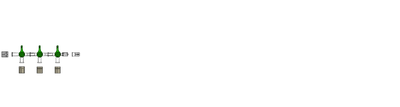 CODAN Bonded 3-gang four-way stopcocks