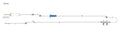CODAN 10d non-vented chamber, back check valve, (3) needlefree Y-sites, roller clamp, detachable 2-gang swabable four-way stopcocks, male luer-lock
