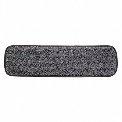 Microfiber Quick Change 5-1/2 x 18 Wet Mop Head Blue