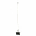 Wet Mop Handle Screw On Mop Connection Type Black Plastic 60 Handle Length