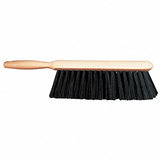 14-3/8 L Synthetic Short Handle Bench Brush Natural