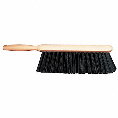 14-3/8 L Synthetic Short Handle Bench Brush Natural