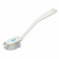 10-1/2 L Polyester Short Handle Dish Brush White