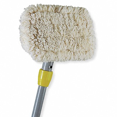 Cotton Slide On 5 x 9 Wet Mop Head and Handle Natural
