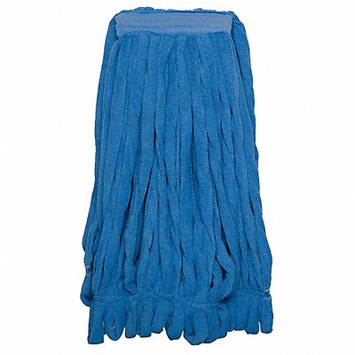 Quick Change Side-Gate Microfiber Tube Wet Mop Head Blue