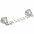 Horizontal Single Roll Double Post Toilet Paper Holder Silver
